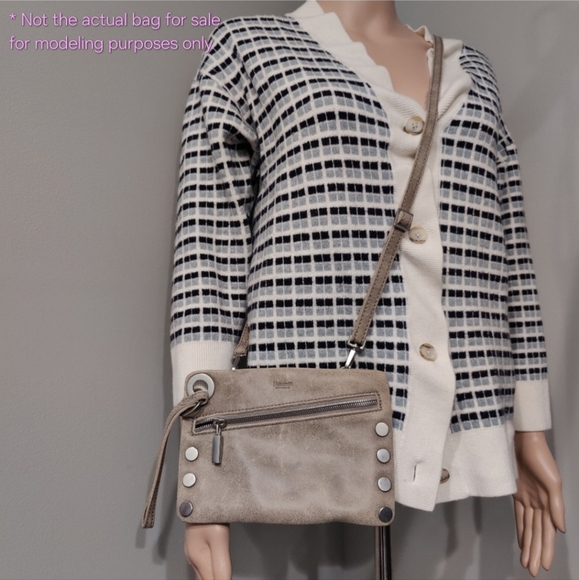 Hammitt Original Nash Grey Leather Bag - Picture 12 of 16